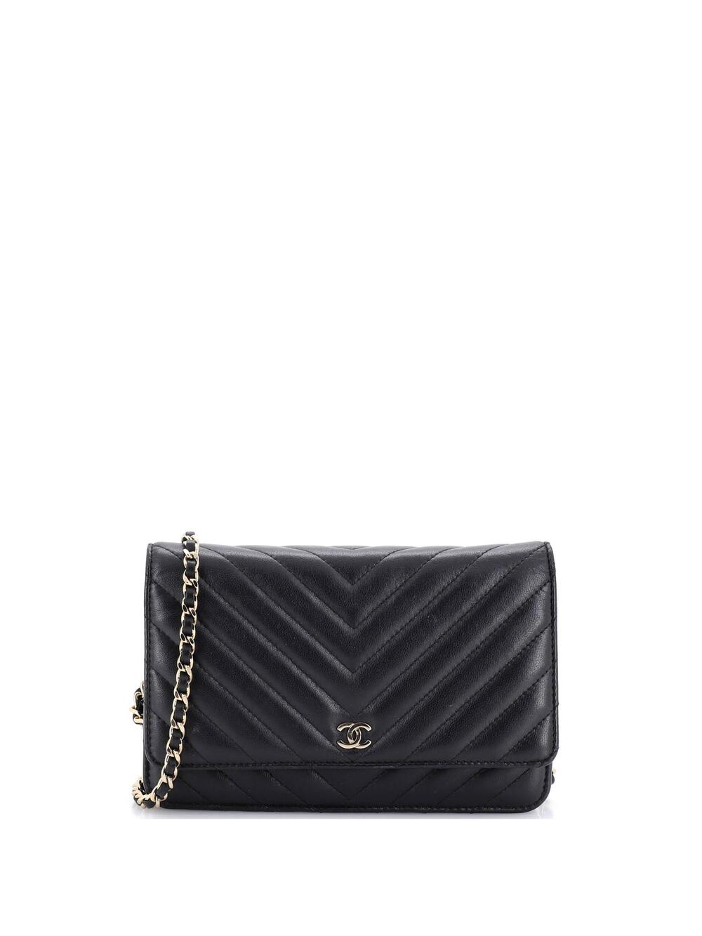 Chanel Wallet On Chain Chevron Lambskin #282011C33B